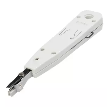 Kabeļa presēšanas knaibles LOGILINK WZ0001A RJ45/RJ11, ar griezēju un noņēmēju, balta