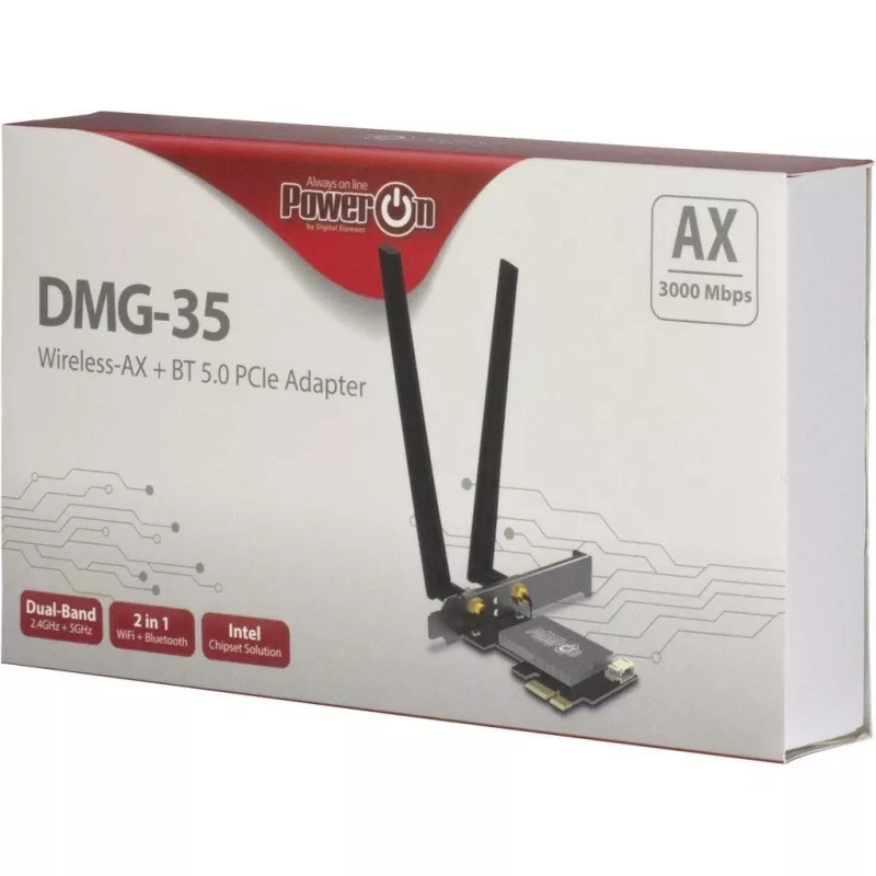 Inter-Tech DMG-35 WLAN / Bluetooth 3000 Mbit/s Iebūvējams (88888149)