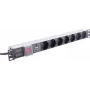 Strāvas sloksne ShiverPeaks BASIC-S 19 collu 7 kontaktligzdas, melna
