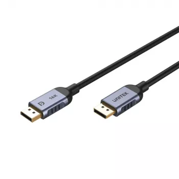 UNITEK C1628GY01-5M DisplayPort kabelis Melns, Pelēks