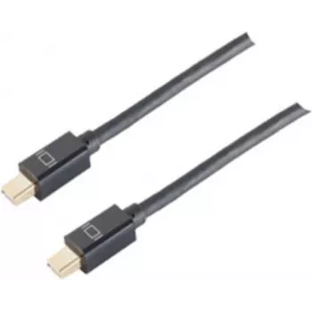Mini DisplayPort kabelis ShiverPeaks BS10-51035 2m Melns