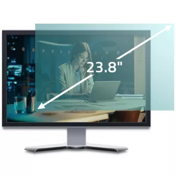 QOLTEC 51075 23.8 collu monitora ekrāna aizsargs pret zilo gaismu, matēts pretatspīduma
