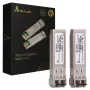 Extralink SFP+ modulis 10G 2 komplektā, 10Gbps, 850nm, 300m, Multi Mode