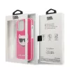 Karl Lagerfeld KLHCP13XTPECPI Cietais maciņš iPhone 13 Pro Max 6.7 Fuksija/FUSCHIA Choupette Head