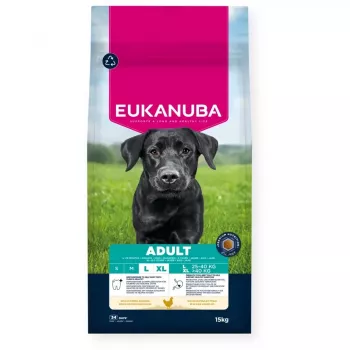 Sausā suņu barība EUKANUBA Adult Large Chicken 15 kg