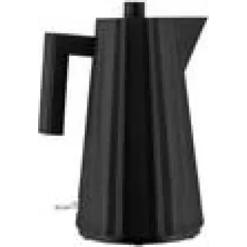 Alessi MDL06/1 B Plisse Elektriskā Tējkanna 100 cl, Melna