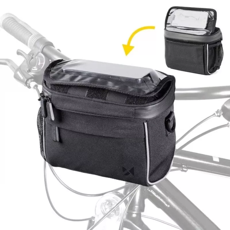 Priekšējais velosomaiss Triton WBHBB-01 — 4 L, poliesters/EVA/TPU, 205×125×185 mm
