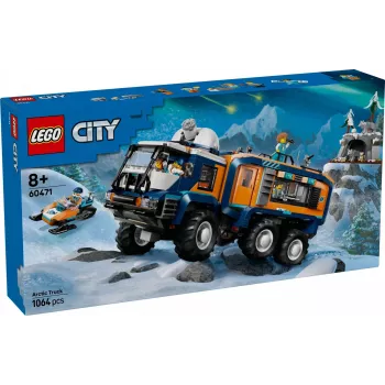 LEGO City Arktikas izpētes kravas automašīna 60471 — 1064 detaļu komplekts ar 4 minifigūrām, mobilā laboratorija, 8+ gadiem