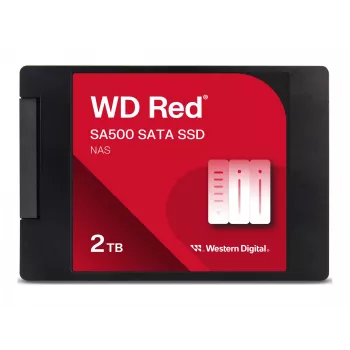 SSD disks Western Digital Red SA500 2TB 2,5 collu SATA III, 3D NAND, NAS