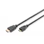 Digitus ASSMANN HDMI kabelis, Mini-HDMI (vīriešu) — HDMI (vīriešu), 3 m, dubultā izolācija, melns (AK-330106-030-S)