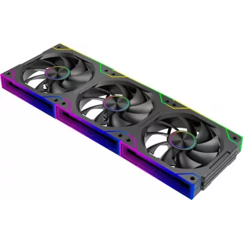 Xilence XPF360.ARGB 120mm ARGB korpusa ventilatoru komplekts - 3 gab., melns