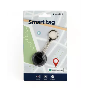 Gembird Locator Smart Tag, melns