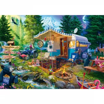Puzle 1000 gabali, Schmidt Spiele — Jeff Haynie: Ar karavānu kalnos