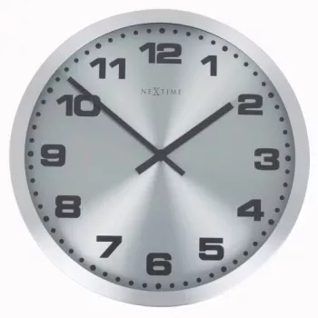 NeXtime Mercure sienas pulkstenis 2906zw, Ø25 cm, sudraba
