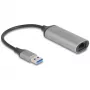 DeLOCK 81571 Dzimuma pārveidotājs USB Type-A uz RJ-45, 0.15 m