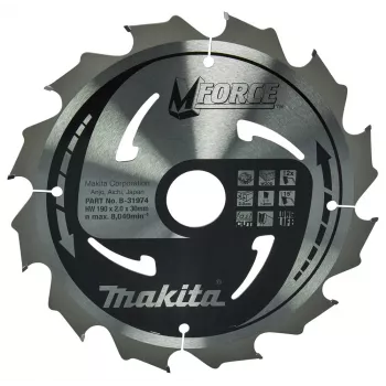 Makita M-FORCE ripzāģa asmens 19 cm