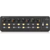 MIDI tastatūra USB Behringer X-TOUCH MINI, vadības elementi: pogas, rotējošie slīdņi, ripas