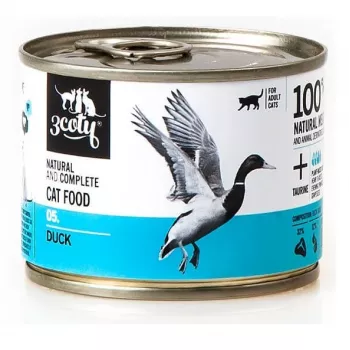Slapjā barība kaķiem 3coty Pīle 180 g