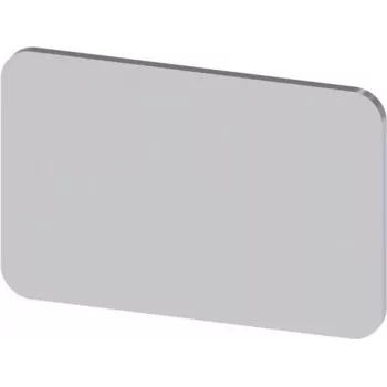 Siemens 3SU1900-0AD81-0AA0 Apzīmējuma plāksnīte 17.5x27 Sudraba