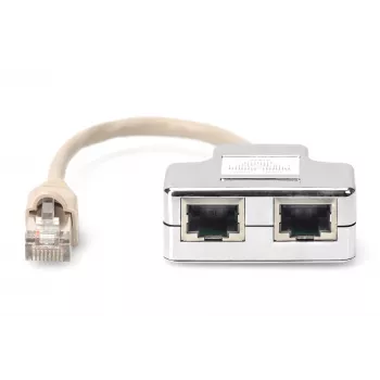 Digitus CAT 5e ekranēts adapteris ar 0,19 m vadu 1:1
