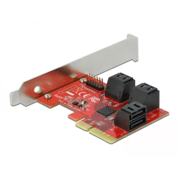DeLOCK SATA PCI Express x4 Karte 6 porti Low Profile