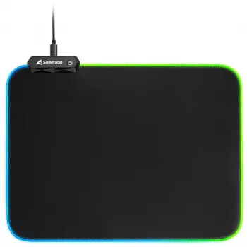 1337 RGB V2 Gaming Mat 360, Gaming Mouse Pad melns
