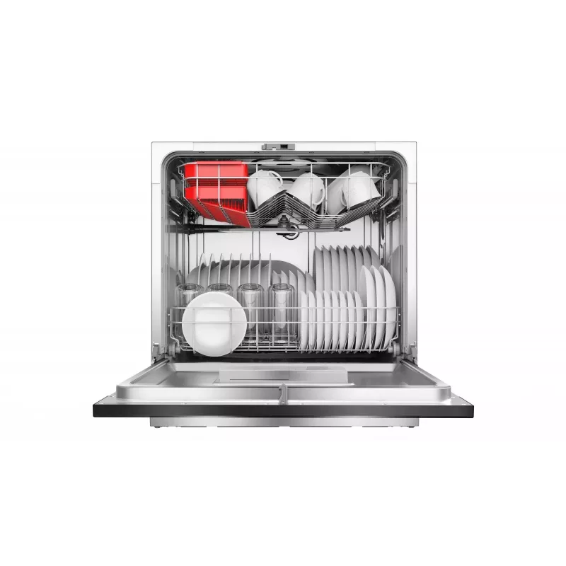 Trauku mazgājamā mašīna Toshiba DW-08T2EE(W)-PL, 8 komplekti, F energoklase, 49 dB, 55×59×50 mm