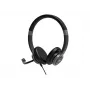 PORT CONNECT | Stereo USB Austiņas PRO ON'R 300 | Vadu | Uz auss | Trokšņu slāpēšana | Melna