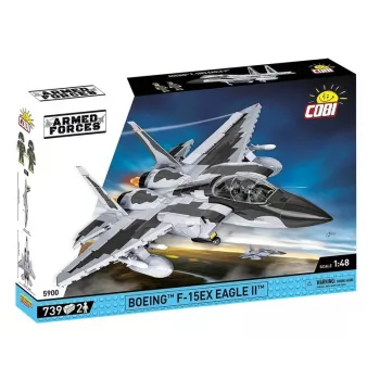 Cobi Būvbloķēšanas komplekts Boeing F-15EX Eagle II modelis COIB-5900, kolekcionējams mēroga konstruktors
