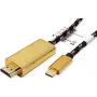 ROLINE 11.04.5847 USB grafikas adapteris 3840 x 2160 pikseļi Melns - Zelts