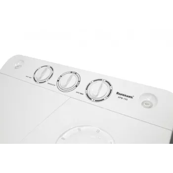 Ravanson XPB-700 daļēji automātiskā veļas mašīna — augšējā ielāde, 4 kg, 1400 apgr./min, balta