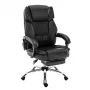Ergonomisks biroja grozāmais krēsls mark adler MA-BOSS 6.0, organiskās ādas sēdeklis, regulējams augstums 47–55 cm, jostas atbalsts, Tilt Dual mehānisms