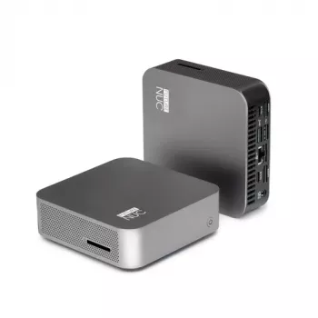 Mini dators FutureNUC Lux NUC 14U9HL-W11P-1T — Intel Core Ultra 9 185H 3.8/5.1 GHz, 32 GB DDR5, 4 TB SSD, Windows 11 Pro, Intel Iris Xe, Pelēks metālisks