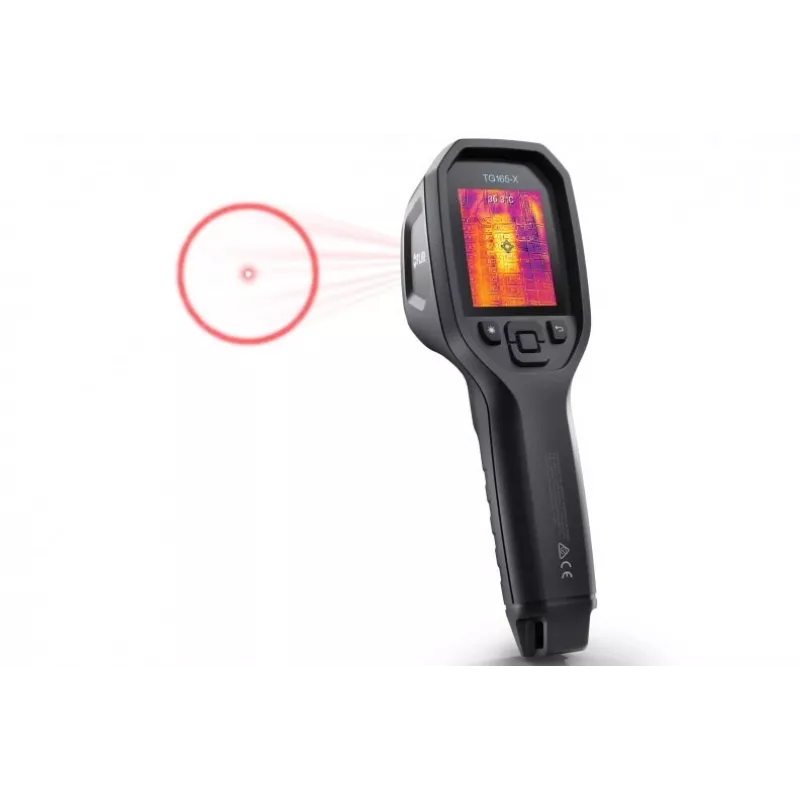 FLIR TG165-X MSX termokamera -25 līdz +300 °C 80 x 60 pikseļi 8.7 Hz MSX®, iebūvēta LED gaisma, digitālā kamera