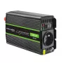 Qoltec Monolith invertors / tīkla adapteris Auto 600 W Melns