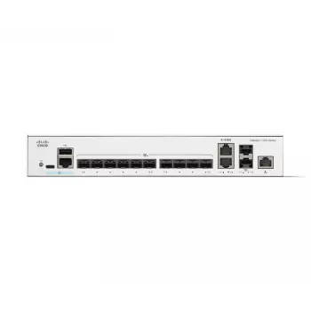 Tīkla slēdzis Cisco Catalyst C1300-12XS pārvaldāms L2/L3, 12 x 10Gb SFP+, 240 Gbit/s, 16k MAC, statīvā montējams, pelēks