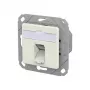 METZ CONNECT Savienojuma ligzda E-DAT C6A LSA++ 1 Ports UPk tīri balta