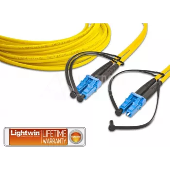 Lightwin LDP-09 LC-LC 15.0 optiskās šķiedras kabelis 15 m dzeltens (LDP-09 LC-LC 15.0)