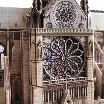3D puzle CubicFun Dievmātes katedrāle, 293 gabali, mēroga modelis