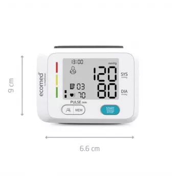 Ecomed BW-83E Augšdelma automātiskais asinsspiediena mērītājs 2 lietotājiem