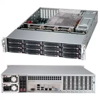Servera korpuss Supermicro 826BAC4-R920LPB Melns Rack