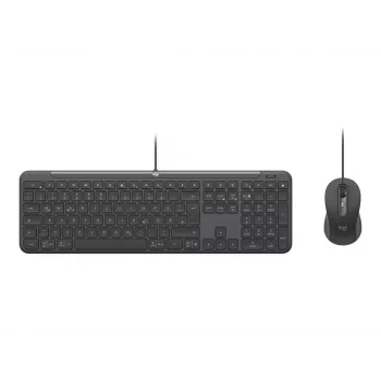 Vadu USB tastatūra Logitech 920-013343 QWERTZ vācu izkārtojums Graphite