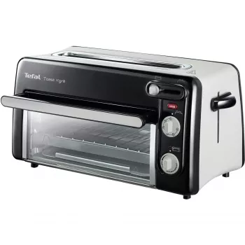 Toasteris Tefal TL6008 2 šķēles 1300 W Alumīnijs Melns