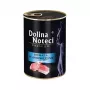 Slapjā barība kaķiem Dolina Noteci Premium 400 g — Vistas gaļa un jēra gaļa, pieaugušiem kaķiem