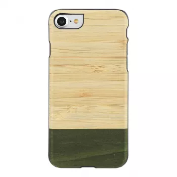 Telefona maciņš man and wood iPhone 7/8 — bambusa mežs melns