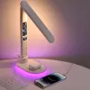 Galda lampa Hawk HW-LAMP03 White RGB — regulējama LED lampa ar RGB apgaismojumu