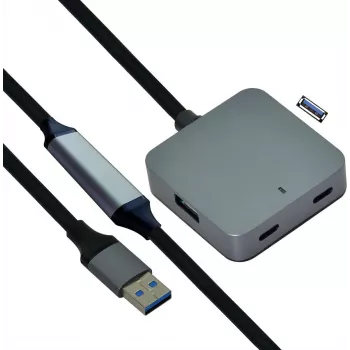 USB HUB VALUE 12.99.1125 USB 3.2 Gen 1 Type-A Melns 10m