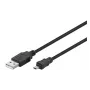 Microconnect USBAMB82 USB kabelis USB 2.0 1.8 m USB A Mini-USB B Melns