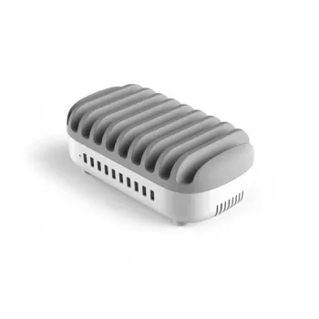 Compulocks USB uzlādes stacija 10 portiem ar Lielbritānijas kontaktdakšu - 120W, 2.4A vienā portā