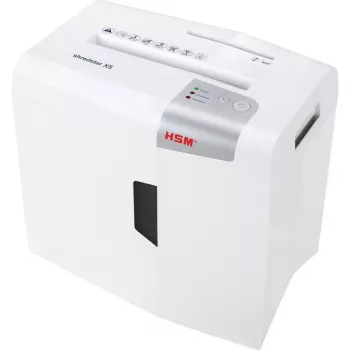 Papīra smalcinātājs HSM X5 daļiņu griezums P-4, darba platums 22 cm, daļiņas 4.5 mm, ietilpība 5 lapas, grozs 18 L